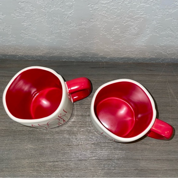 Rae Dunn I ADORE YOU and LOVE WITHOUT LIMITS Mug Set - Picture 2 of 3